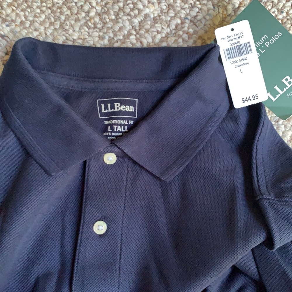 NWT Men’s Long Sleeved Polo